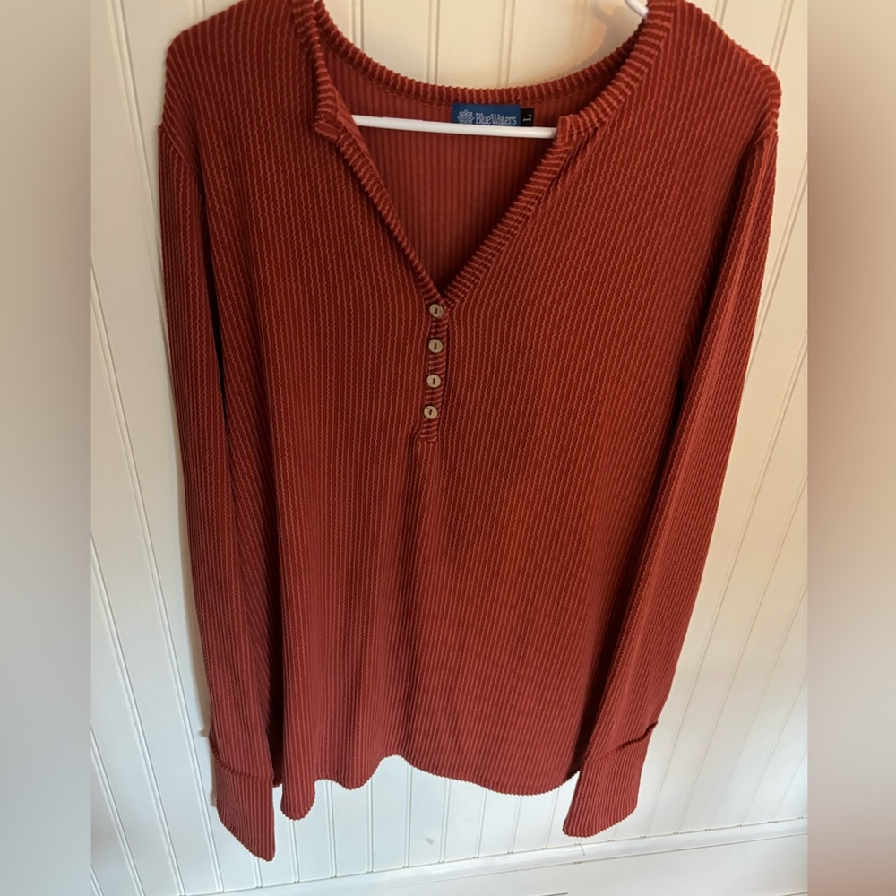 NWOT Long Sleeve Henley Shirt